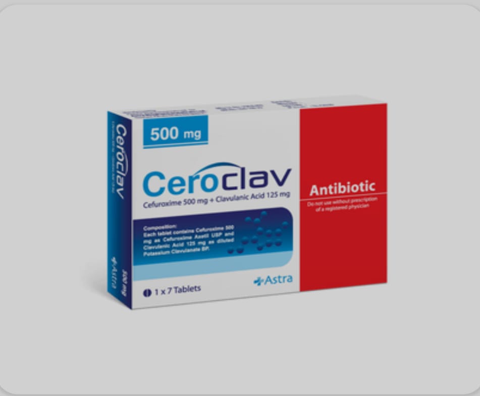 Tablet Ceroclav 500mg+125mg (7pcs)